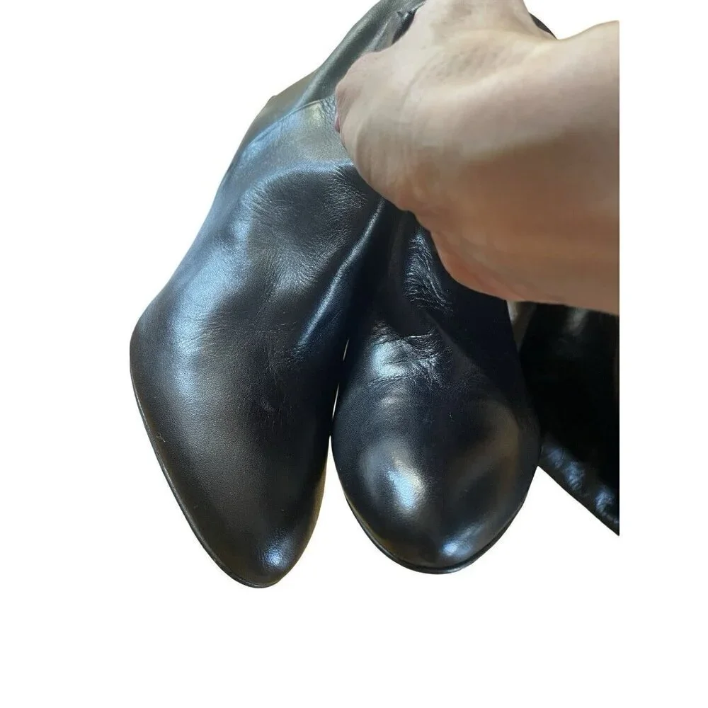 NEW nine Bing Tall Boots Over The Knee Round Toe Boots Size 37